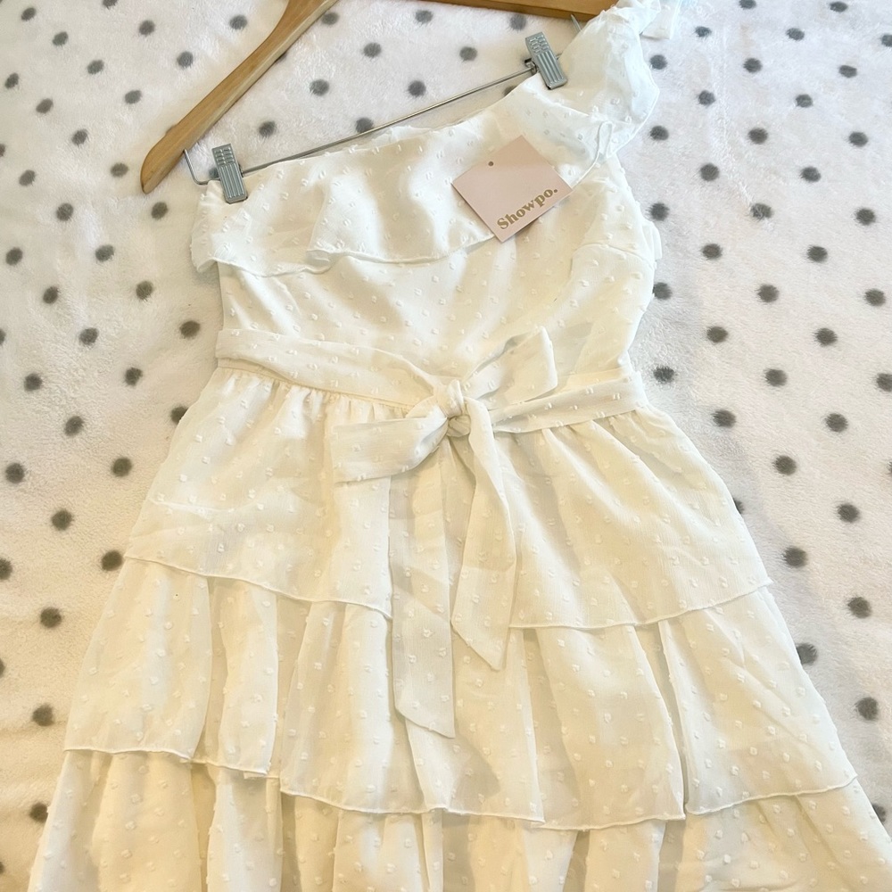 Showpo white one should dress